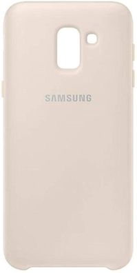 Original Samsung Dual Layer Cover für Galaxy J6 Gold Neuware DE Händler EF-PJ600