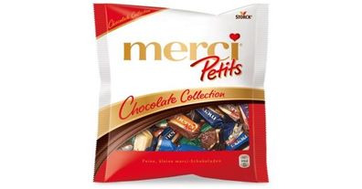 Merci Petits Chocolate Collection Feine, kleine merci-Schokoladen 125g
