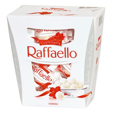 Raffaello aus Kokos Milchcreme und ganzer Mandel einzeln verpackt 230g