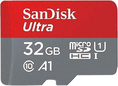 SanDisk Ultra microSDXC 32GB + SD Adapter 100MB/ s Class 10 UHS-I