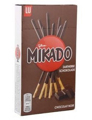 Mikado Zartherbe Keksstäbchen mit Überzug aus dunkler Schokolade 75g