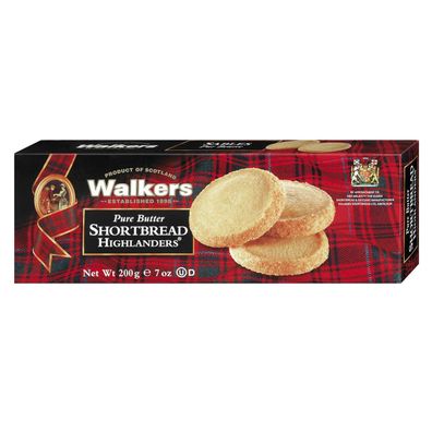 Walkers Pures Buttergebäck goldgelb Shortbread Highlander 200g