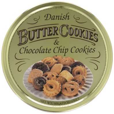 Danish Butter Cookies & Chocolate Chip Cookies