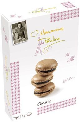 Macarons de Pauline Mandel Chocolat Creme Makronentörtchen 72g 3er Pack