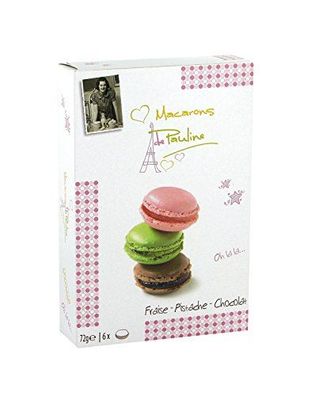 Macarons de Pauline Fraise Pistache Chocolat Macarons 72g 5er Pack
