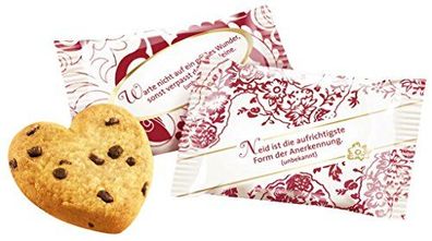 Coppenrath Tassen-Portionen Cookie-Herzen Choco mit Schokoladenstückchen 1000g