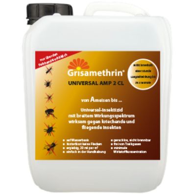 5 Liter Kanister Grisamethrin Universal AMP 2 CL Profi-Produkt Bekämpfung Insekt