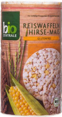 biozentrale Reiswaffeln Hirse-Mais, 1er Pack (1 x 100 g)