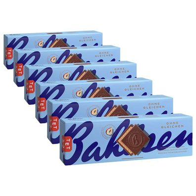 Bahlsen Waffeletten Vollmilch mit Schokolade überzogen 100g 6er Pack