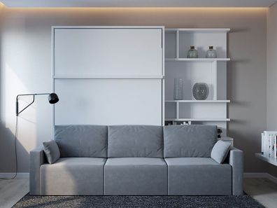 Multimo ROYAL Wohnwand mit Wandbett und Couch