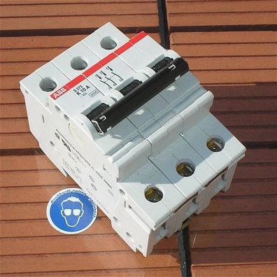 Leitungsschutzschalter LS Automat Sicherung K10 A Ampere 3polig ABB S273