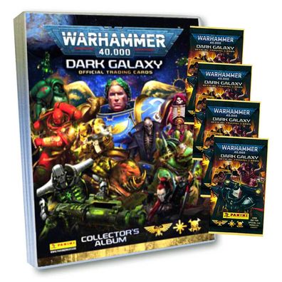 Warhammer 40.000 Dark Galaxy Karten - Trading Cards (2023) - 1 Sammelmappe + 4 ...