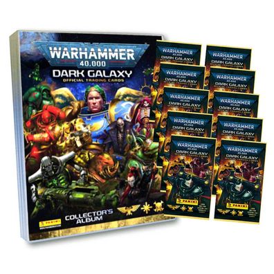 Warhammer 40.000 Dark Galaxy Karten - Trading Cards (2023) - 1 Sammelmappe + 10 ...