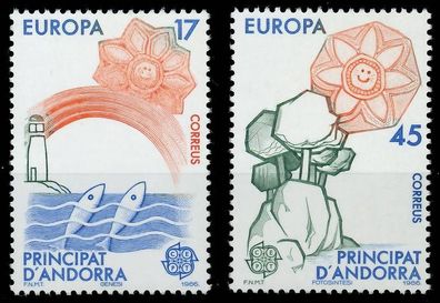 Andorra Spanische POST 1980-1989 Nr 188-189 postfrisch S1F1206