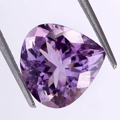 1 Stück Brasilien Amethyst Herztropfen 9 mm ca 2 Carat