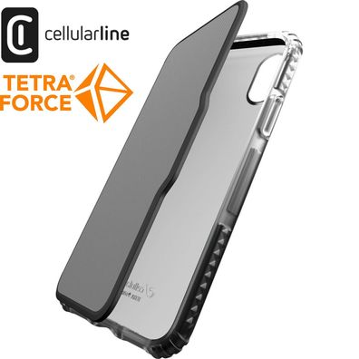Cellularline Tetra Force Handytasche für iPhone X Ultraschützend Ultra Stoßfest