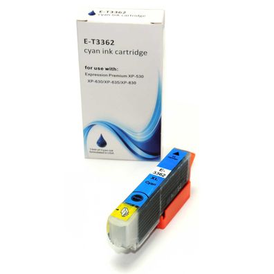 Kompatibel Epson Orange, T3362, 33XL, C13T33624010 C Cyan Blau Druckerpatrone für ...