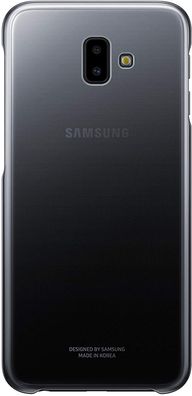 Original Samsung Galaxy J6+ Gradation Cover Black Neuware DE Händler EF-AJ610