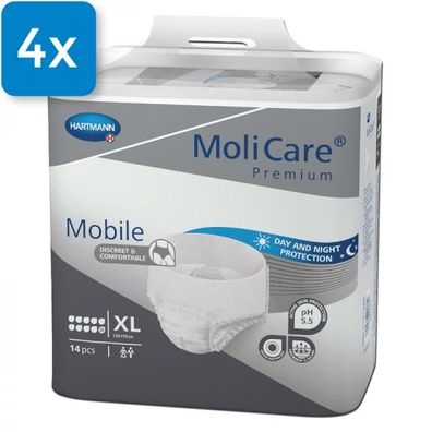 Molicare Premium Mobile 10 Tropfen XL 4 x 14 Stück