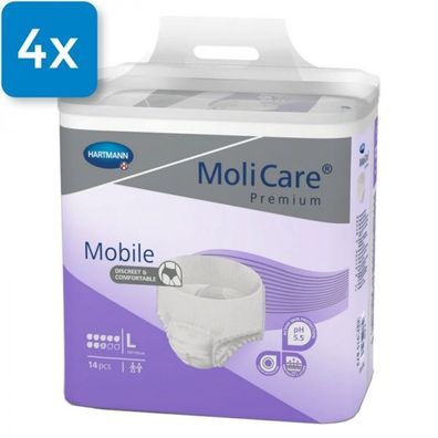 Molicare Premium Mobile 8 Tropfen L 4 x 14 Stück