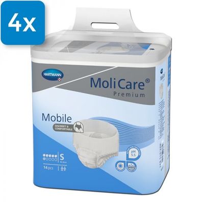 Molicare Premium Mobile 6 Tropfen S 4 x 14 Stück
