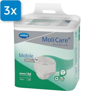 MoliCare Premium Mobile 5 Tropfen M 3 x 14 Stück