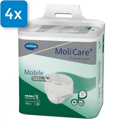 MoliCare Premium Mobile 5 Tropfen S 4 x 14 Stück