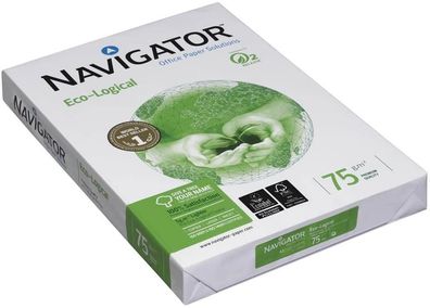 Navigator Eco-Logical Papier FSC eingeriest 75 g/ m² A3 500 Blatt hellweiß