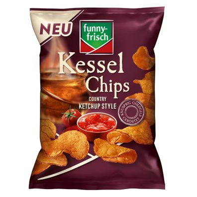 funny frisch Kessel Chips Country Ketchup knusprig frisch 100g