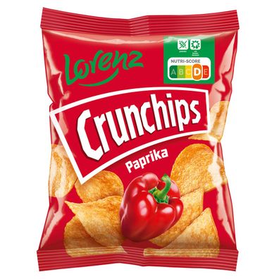 Lorenz Crunchips Paprika Kartoffel Chips mit Paprika Würzung 50g