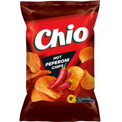 Chio Chips Hot Peperoni glutenfrei vegetarisch vegan extrascharf 150g