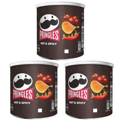 Pringles Hot und Spicy Stapelchips würzig und scharf 40g 3er Pack