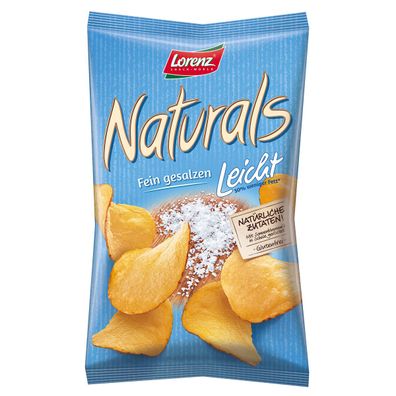 Lorenz Natural leicht fein gesalzene Chips in Schale geröstet 80g