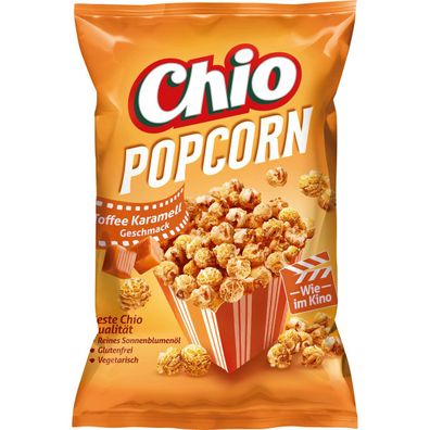 Chio Ready Made Popcorn Toffee Karamell glutenfrei vegan 120g