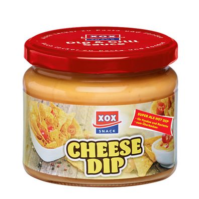 XOX Cheese Dip mild würziger Käse Dip aus cremigem Schmelzkäse 290ml