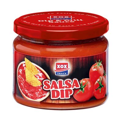 XOX Salsa Dip pikant fruchtiger Tomatendip mit angenehmer Würze 300ml