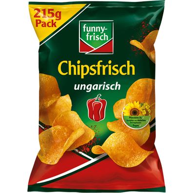 funny frisch Chipsfrisch ungarisch mit rauchigem Paprikageschmack 215g