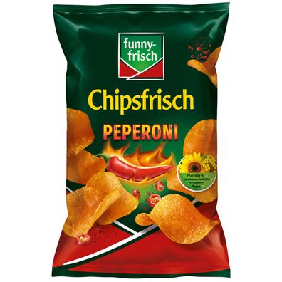 funny frisch Chipsfrisch Peperoni pikant feuriger Genuss 150g