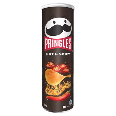 Pringles Hot and Spicy Stapelchips mit scharf würzigem Geschmack 185g