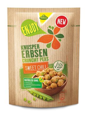 Kühne Enjoy Knusper Erbsen Chunchy Peas Sweet Chili Standbeutel 100g