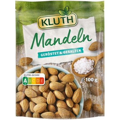 Kluth Mandeln geröstet und gesalzen Snack Premium Qualität 100g