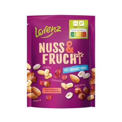 Lorenz Nuss und Frucht mit Joghurt Pops Nussmischung vegetarisch 100g