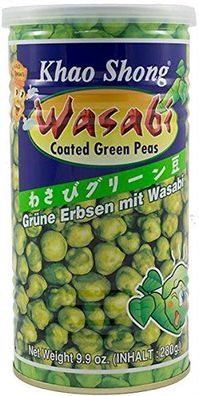 Khao Shong grüne Erbsen Wasabi mit japanischem Meerettich 280g