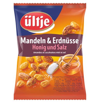 Ültje Mandeln und Erdnüsse mit Honig und Salz knusprige Mischung 200g