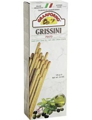 Granforno Grissini Italienisches Knabbergebäck Pesto