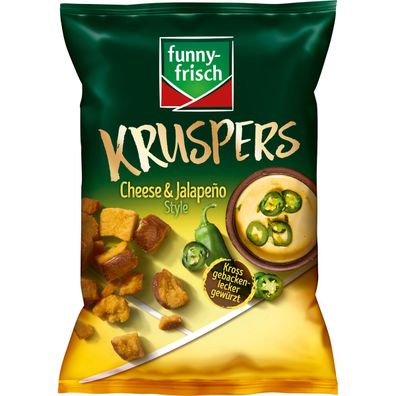 funny frisch Kruspers Cheese und Jalapeno Style knusprig würzig 120g