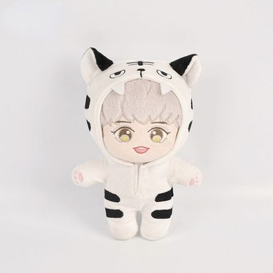 Kpop EXO Chanyeol Plüsch Puppe mit Kleidung Kinder Spielzeug Geschenk 20cm