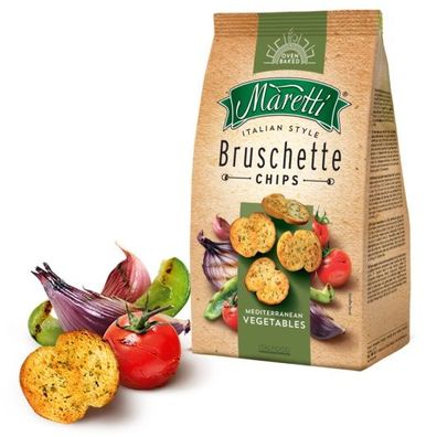Maretti Bruschette Mediterranean gebackene Brotscheiben 150g 6er Pack