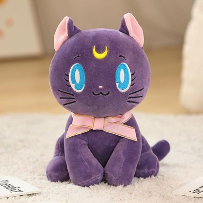 Anime Sailor Moon Luna Katze Plüsch Puppe Kinder Spielzeug Stofftier Geschenk