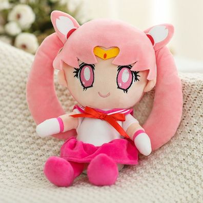Anime Sailor Moon Chibiusa Plüsch Puppe Kinder Tierspielzeug Stofftier Geschenk